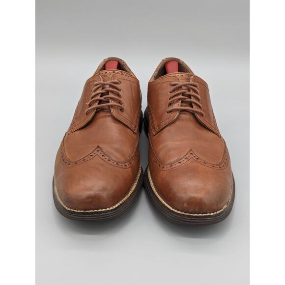 Cole Haan Men\'s Original Grand Wingtip Oxford Brown Shoes C26472 Size 12 M main image 7